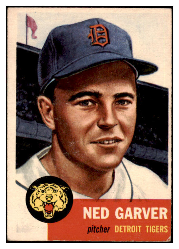 1953 Topps Baseball #112 Ned Garver Tigers VG-EX 498596