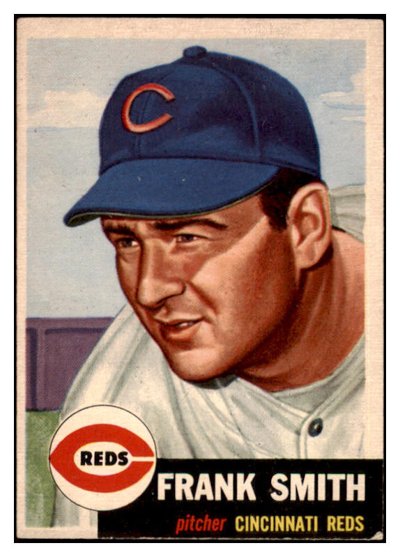 1953 Topps Baseball #116 Frank Smith Reds EX 498604