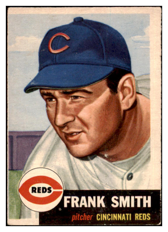 1953 Topps Baseball #116 Frank Smith Reds VG-EX 498605