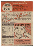 1953 Topps Baseball #120 Davey Williams Giants EX-MT 498614