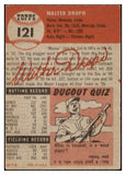 1953 Topps Baseball #121 Walt Dropo Tigers VG-EX 498618