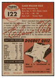 1953 Topps Baseball #122 Elmer Valo A's EX 498620