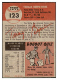 1953 Topps Baseball #123 Tommy Byrne White Sox EX-MT 498623