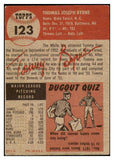 1953 Topps Baseball #123 Tommy Byrne White Sox VG-EX 498626