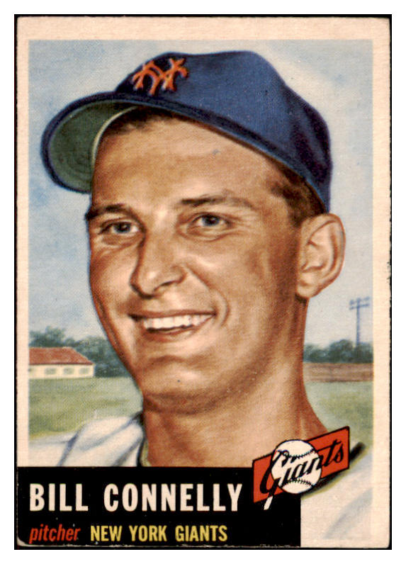 1953 Topps Baseball #126 Bill Connelly Giants EX 498632