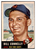 1953 Topps Baseball #126 Bill Connelly Giants EX 498633