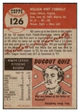 1953 Topps Baseball #126 Bill Connelly Giants EX 498633