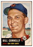 1953 Topps Baseball #126 Bill Connelly Giants VG-EX 498634