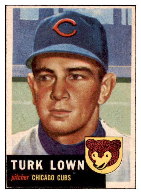 1953 Topps Baseball #130 Turk Lown Cubs VG-EX 498645