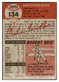 1953 Topps Baseball #134 Rube Walker Dodgers VG-EX 498660