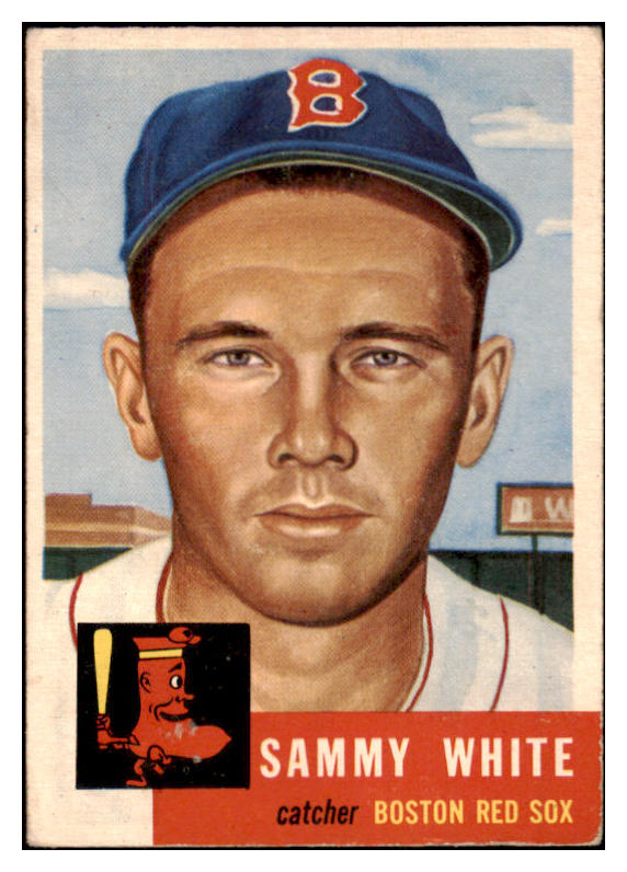 1953 Topps Baseball #139 Sammy White Red Sox EX 498672