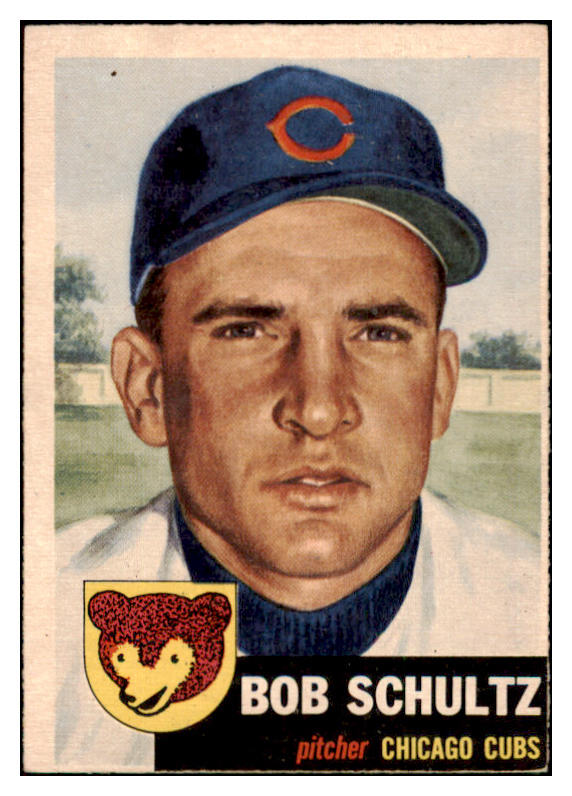 1953 Topps Baseball #144 Bob Schultz Cubs VG-EX 498686