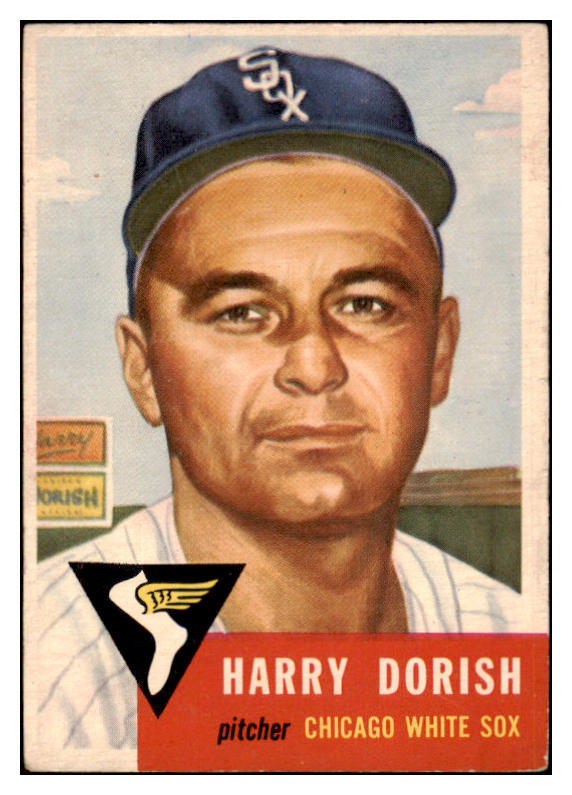 1953 Topps Baseball #145 Harry Dorish White Sox VG-EX 498689