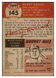 1953 Topps Baseball #145 Harry Dorish White Sox VG-EX 498689