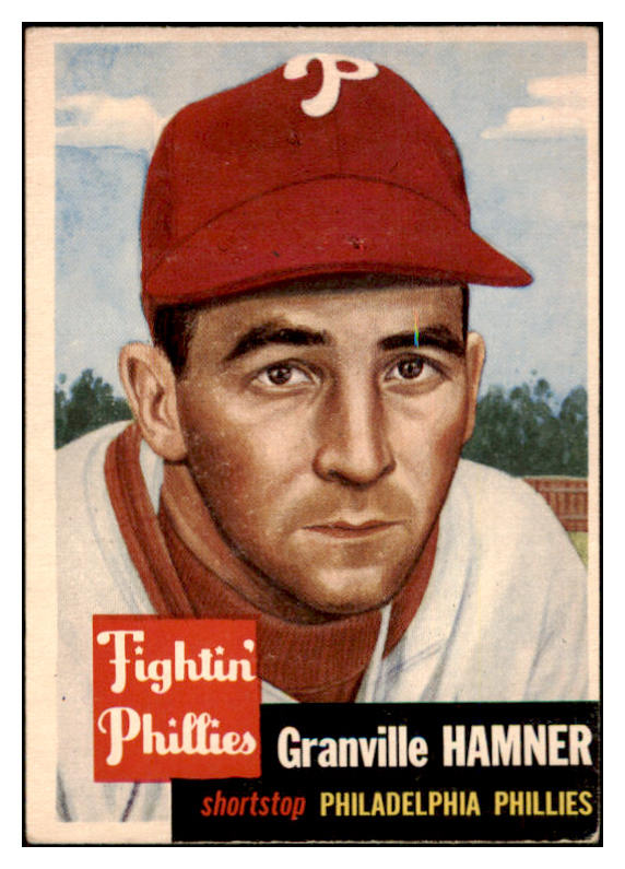 1953 Topps Baseball #146 Granny Hamner Phillies VG-EX 498692