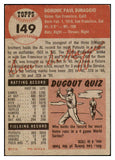 1953 Topps Baseball #149 Dom DiMaggio Red Sox VG-EX 498697