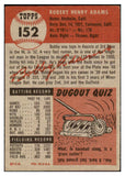 1953 Topps Baseball #152 Bobby Adams Reds VG-EX 498707