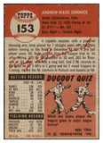 1953 Topps Baseball #153 Andy Seminick Reds VG-EX 498710