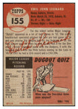 1953 Topps Baseball #155 Dutch Leonard Cubs VG-EX 498714