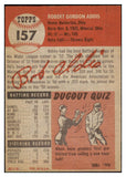 1953 Topps Baseball #157 Bob Addis Cubs EX-MT 498724