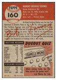 1953 Topps Baseball #160 Bobby Young Browns VG-EX 498733