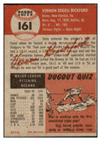 1953 Topps Baseball #161 Vern Bickford Braves VG-EX 498737