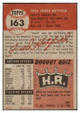 1953 Topps Baseball #163 Fred Hatfield Tigers VG-EX 498744
