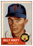 1953 Topps Baseball #165 Billy Hoeft Tigers VG ink 498751