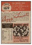 1953 Topps Baseball #169 Dizzy Trout Red Sox EX-MT 498765