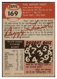 1953 Topps Baseball #169 Dizzy Trout Red Sox VG-EX 498768