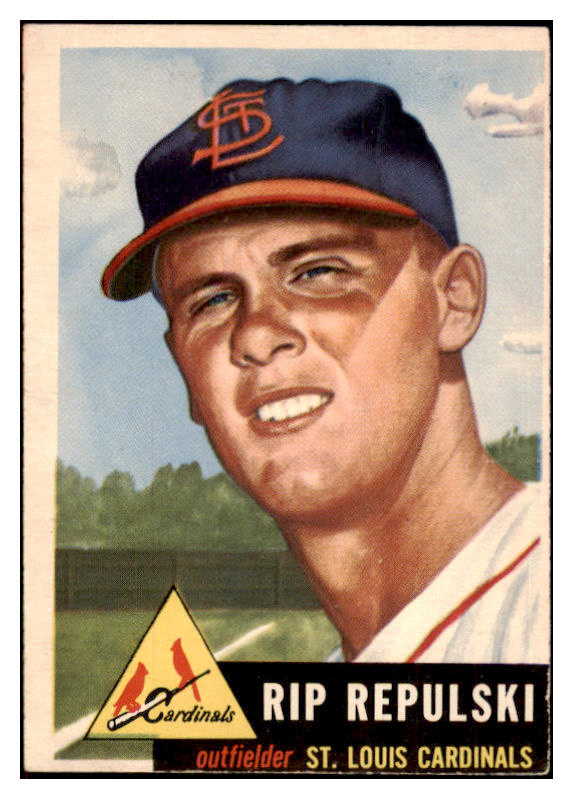 1953 Topps Baseball #172 Rip Repulski Cardinals VG-EX 498774