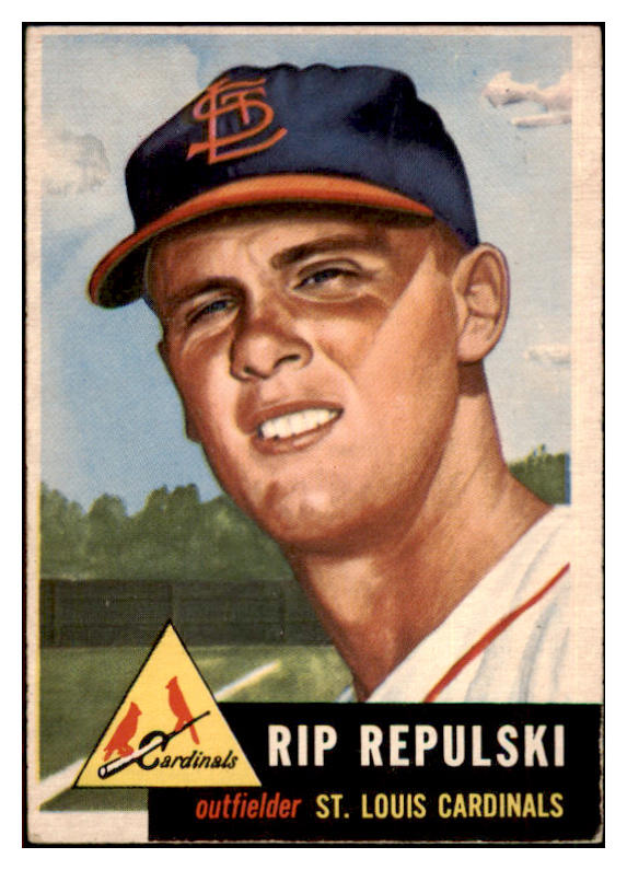 1953 Topps Baseball #172 Rip Repulski Cardinals GD-VG 498776