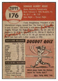 1953 Topps Baseball #176 Don Hoak Dodgers EX 498792