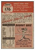 1953 Topps Baseball #176 Don Hoak Dodgers VG-EX 498793