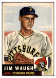 1953 Topps Baseball #178 Jim Waugh Pirates EX 498799