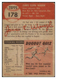 1953 Topps Baseball #178 Jim Waugh Pirates VG-EX 498802