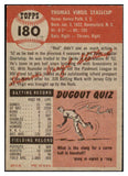 1953 Topps Baseball #180 Virgil Stallcup Cardinals EX-MT 498807