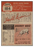 1953 Topps Baseball #184 Hal Brown Red Sox EX 498820