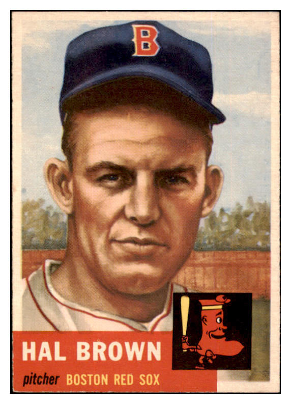 1953 Topps Baseball #184 Hal Brown Red Sox VG-EX 498822