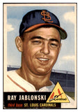 1953 Topps Baseball #189 Ray Jablonski Cardinals VG-EX 498836