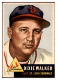 1953 Topps Baseball #190 Dixie Walker Cardinals EX 498838