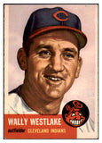 1953 Topps Baseball #192 Wally Westlake Indians VG-EX 498844