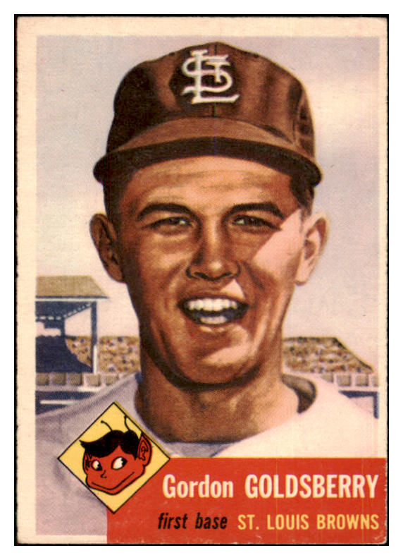 1953 Topps Baseball #200 Gordon Goldsberry Browns VG-EX 498870