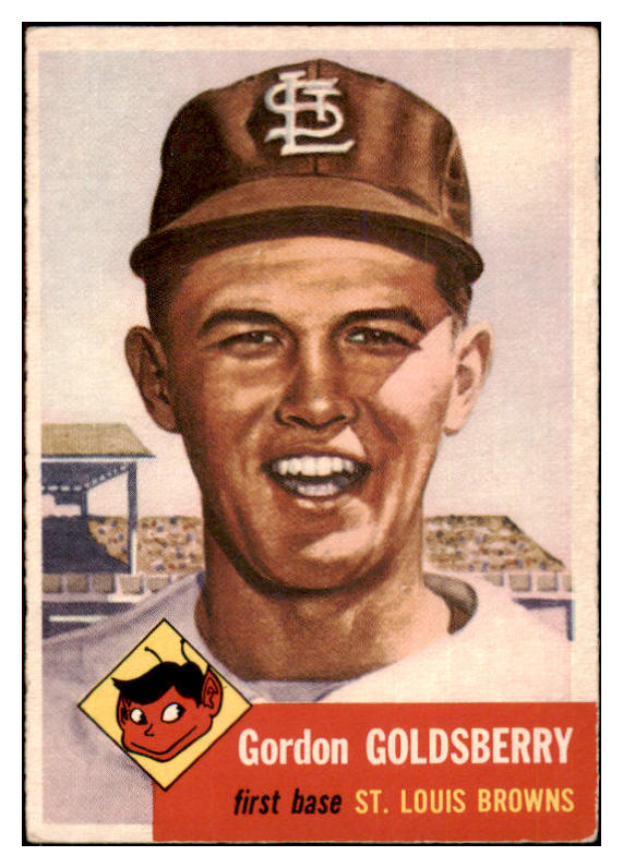 1953 Topps Baseball #200 Gordon Goldsberry Browns VG-EX 498871