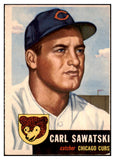 1953 Topps Baseball #202 Carl Sawatski Cubs VG-EX 498877