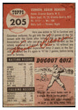 1953 Topps Baseball #205 Vern Benson Cardinals EX-MT 498886