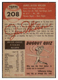 1953 Topps Baseball #208 Jim Wilson Braves EX 498895