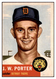 1953 Topps Baseball #211 J.W. Porter Tigers EX-MT 498906