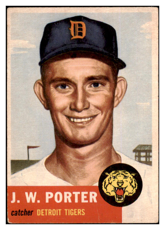 1953 Topps Baseball #211 J.W. Porter Tigers VG-EX 498909