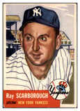 1953 Topps Baseball #213 Ray Scarborough Yankees EX 498913